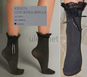skarpetki Veneziana Krista Con Rosa Spilla 30den